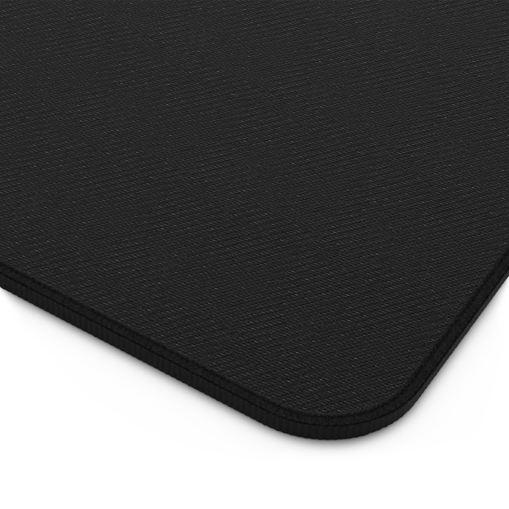 Mint Minimalist Desk Mat with Monogram Accent