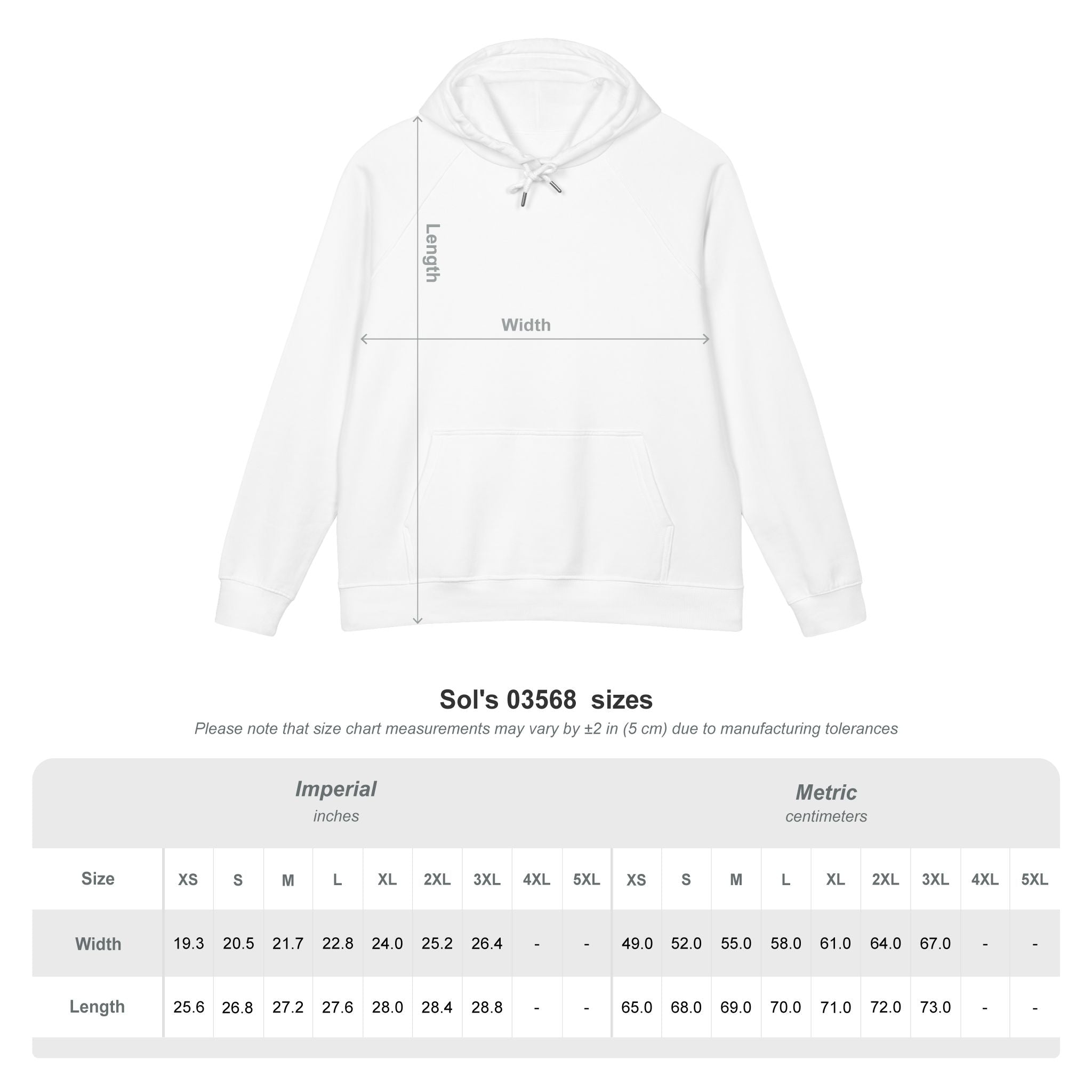 Embroidered Eco Raglan Hoodie — Minimal White Sustainable Hoodie